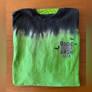 Disney Oogie Boogie Bash 2024 Spirit Jersey XXL Green Black Tie Dye NWT